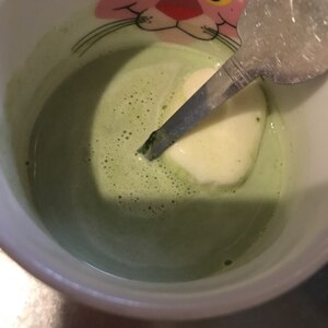 マシュマロ＆青汁豆乳カフェオレ